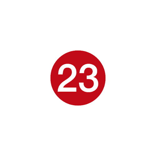 23 red